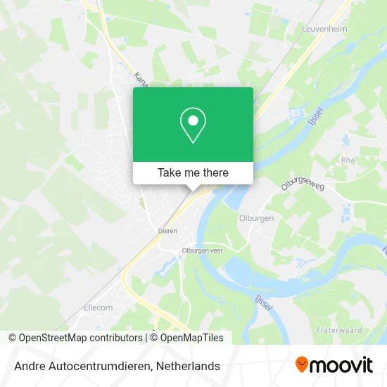 Andre Autocentrumdieren map