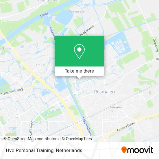 Hvo Personal Training map