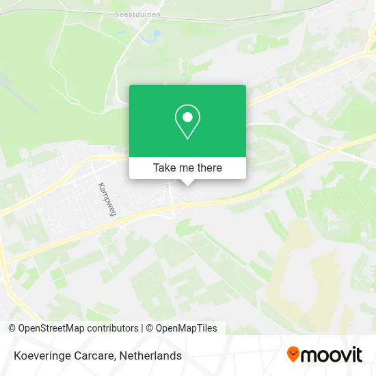 Koeveringe Carcare map