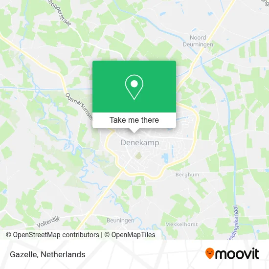 Gazelle map