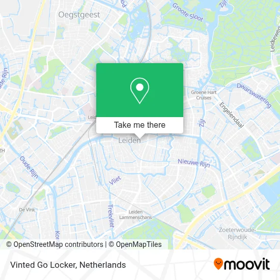 Vinted Go Locker map