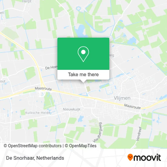 De Snorhaar map