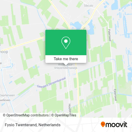 Fysio Twenterand map