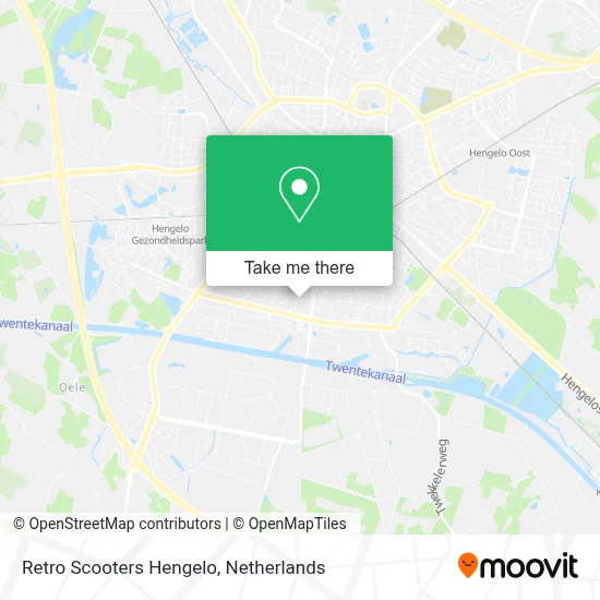 Retro Scooters Hengelo map