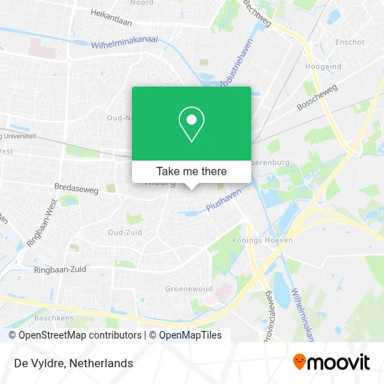 De Vyldre map