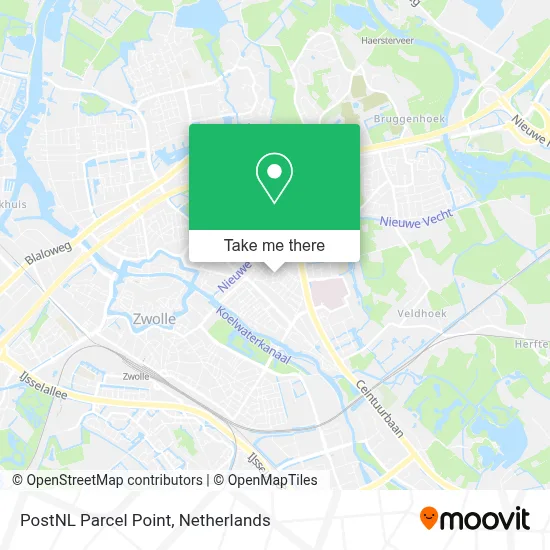 Postnl Pakketpunt map