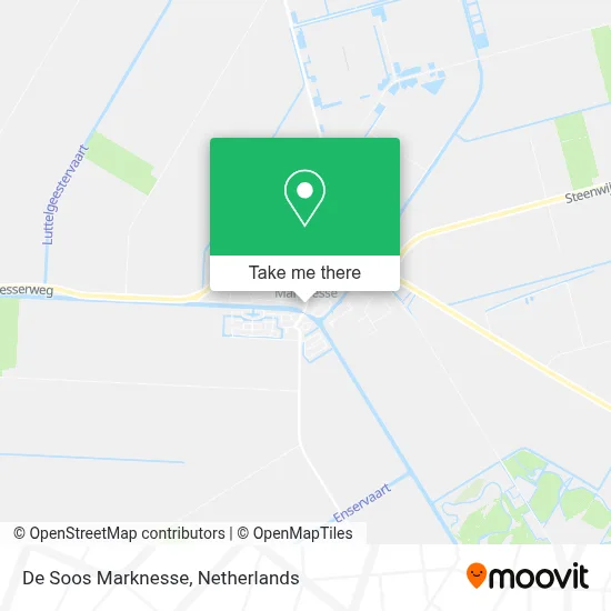 De Soos Marknesse map