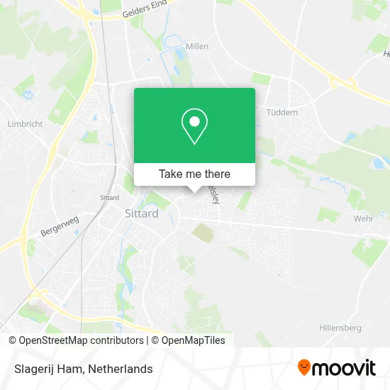 Slagerij Ham map