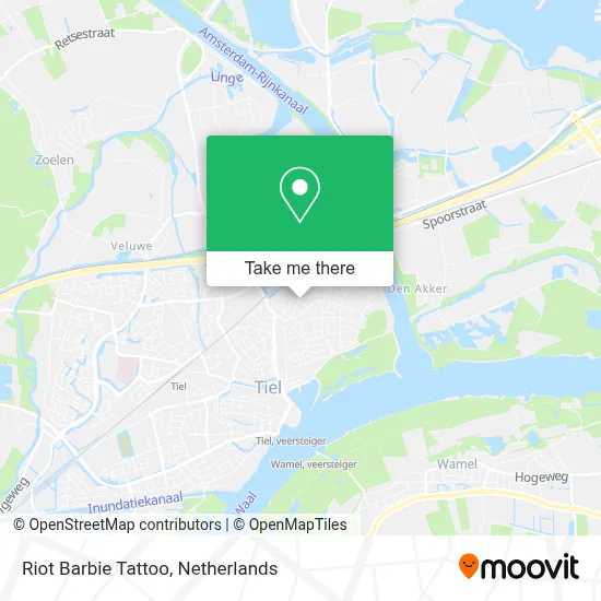 Riot Barbie Tattoo map