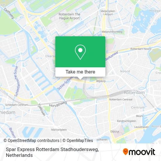 Spar Express Rotterdam Stadhoudersweg map