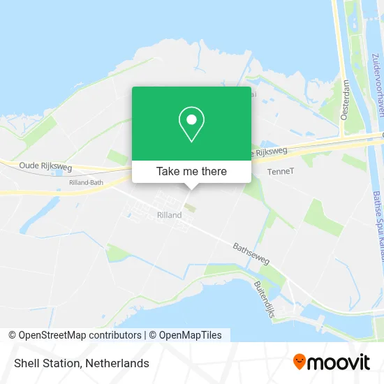 Shell Station map