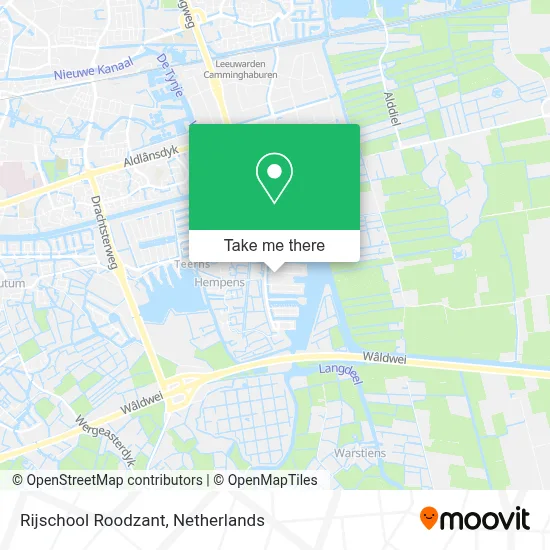 Rijschool Roodzant map