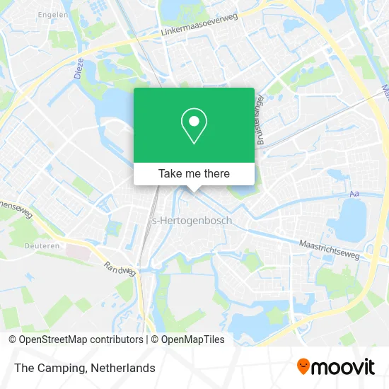 De Camping map