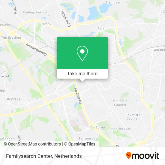Familysearch Center map