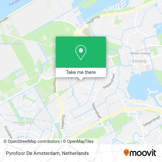 Pyrofoor De Amsterdam map