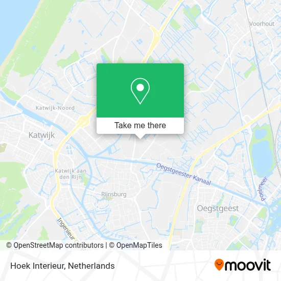 Hoek Interieur map