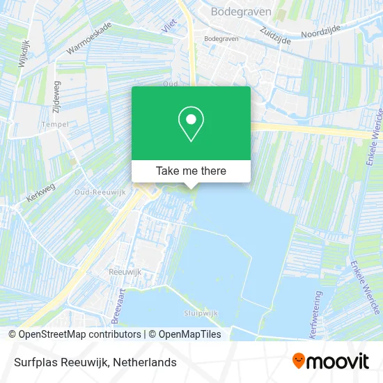 Surfplas Reeuwijk map