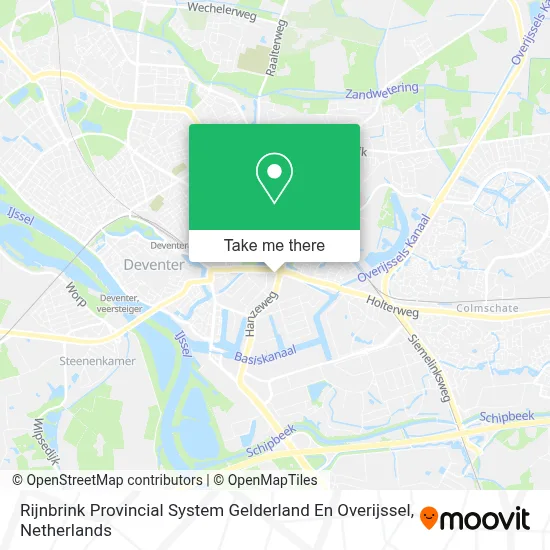 Rijnbrink Provincial System Gelderland En Overijssel map