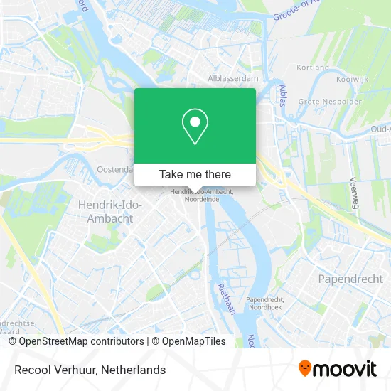 Recool Verhuur map