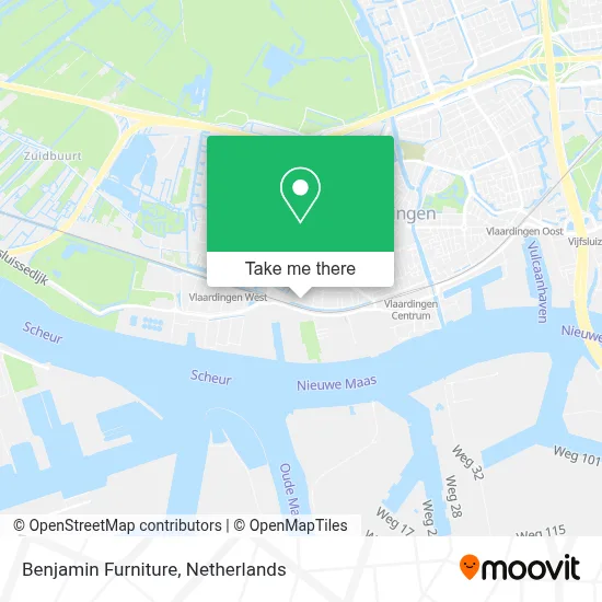 Benjamin Furniture map