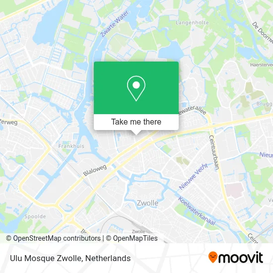 Ulu Mosque Zwolle map