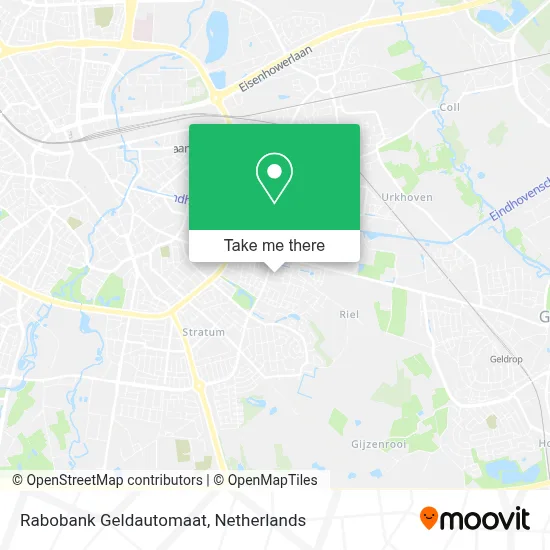 Rabobank Geldautomaat map
