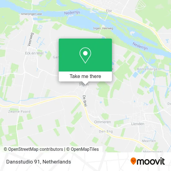 Dansstudio 91 map