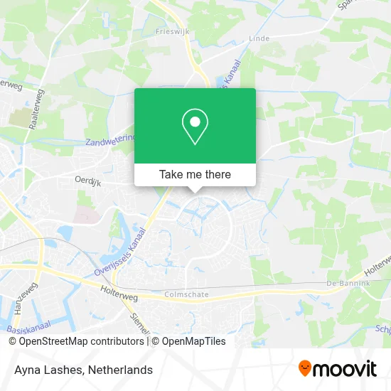 Ayna Lashes map