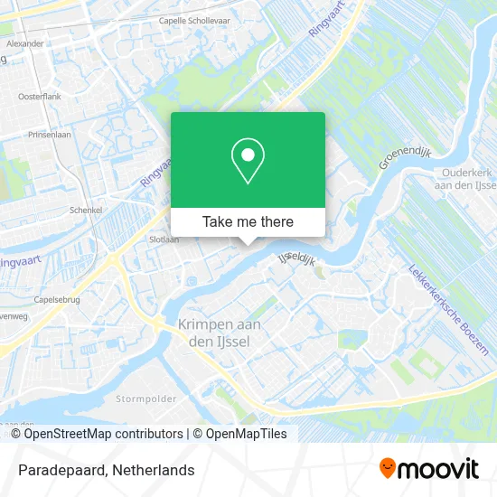 Paradepaard map
