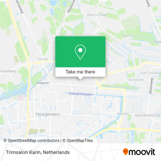 Trimsalon Karin map