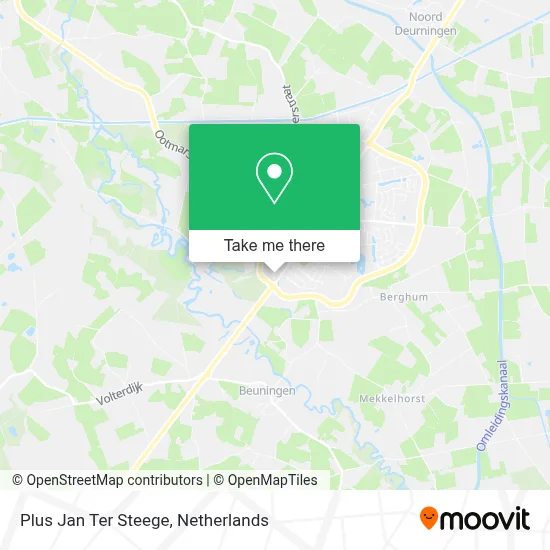Plus Jan Ter Steege map