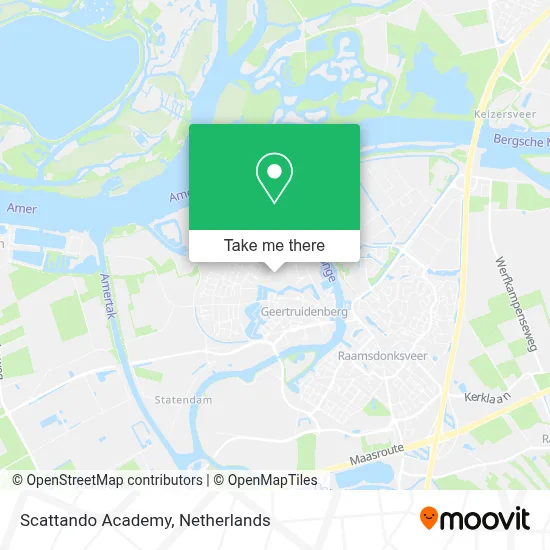 Scattando Academy map