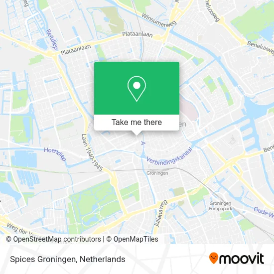 Spices Groningen map