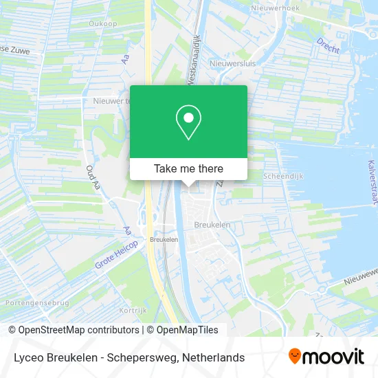 Lyceo Breukelen - Schepersweg map