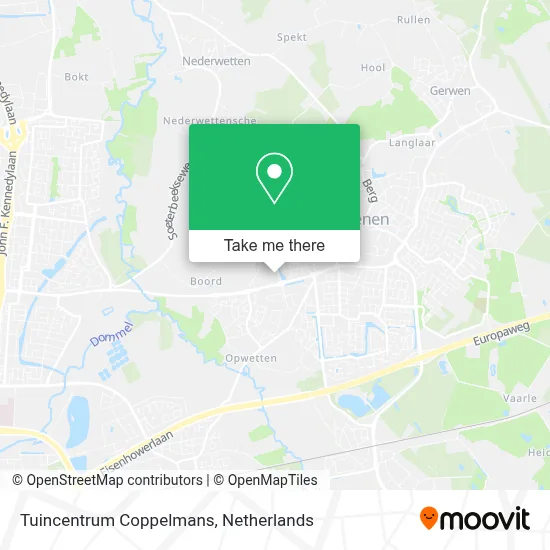 Tuincentrum Coppelmans map