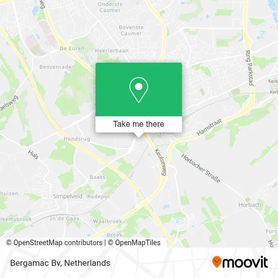 Bergamac Bv map