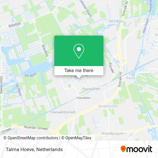 Talma Hoeve map