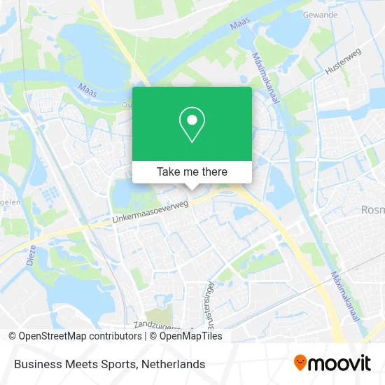 Business Meets Sports map