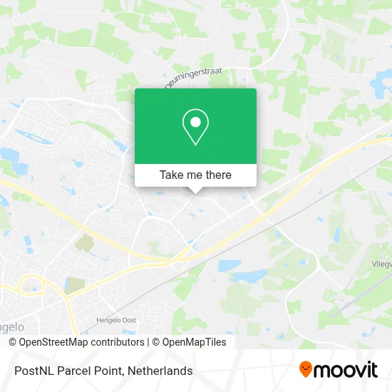Postnl Pakketpunt map