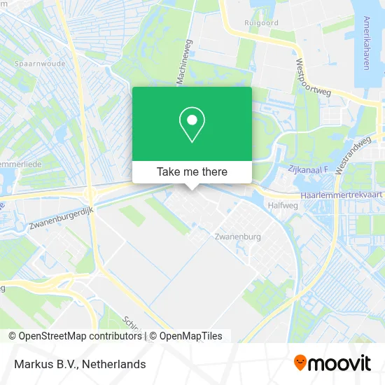 Markus B.V. map