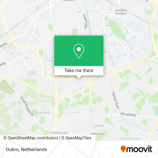 Oukro map