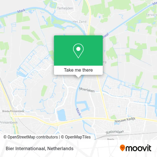 Bier Internationaal map