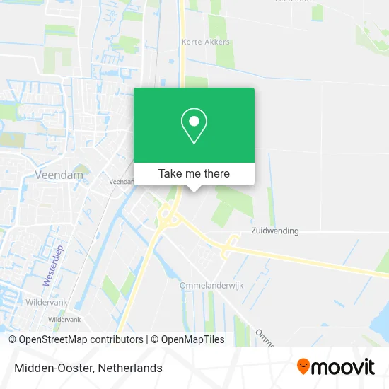Midden-Ooster map