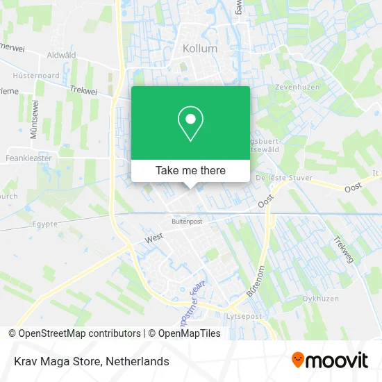 Krav Maga Store map