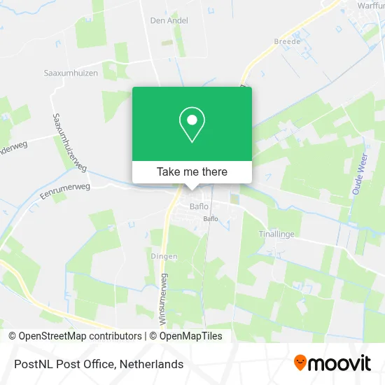Postnl Postkantoor map