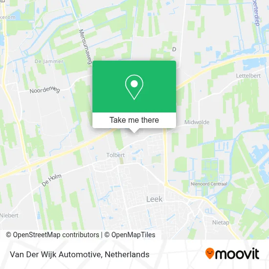 Van Der Wijk Automotive map