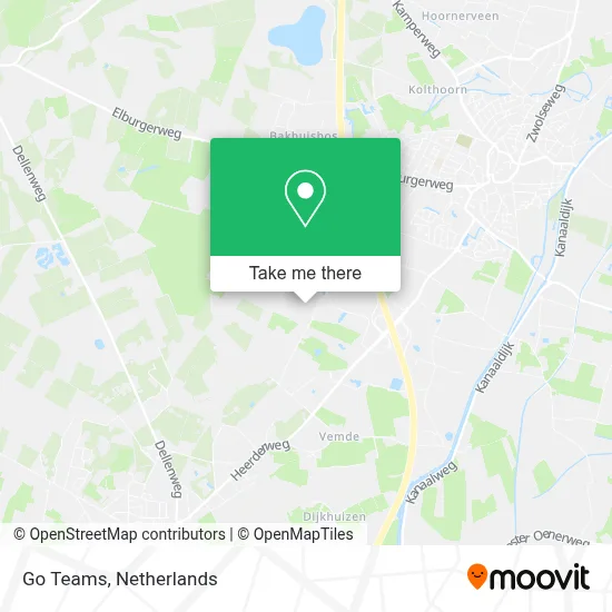 Go Teams map