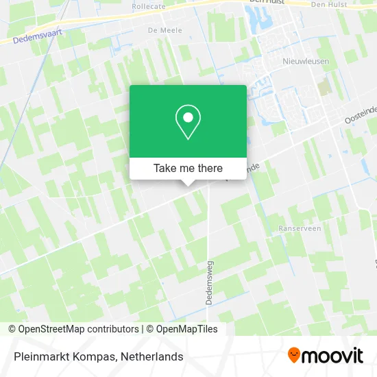 Pleinmarkt Kompas map
