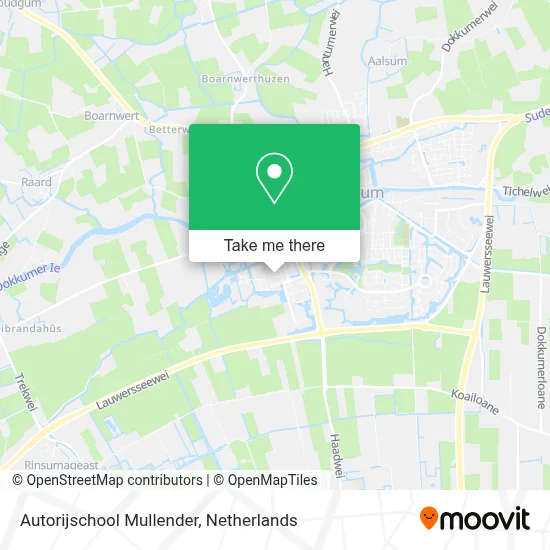 Autorijschool Mullender Karte
