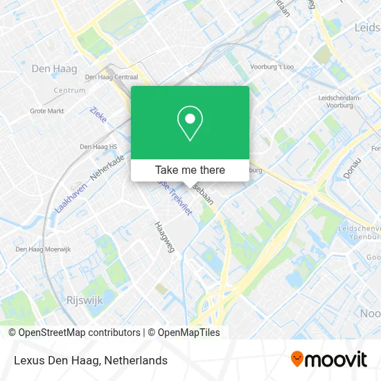 Lexus Den Haag map